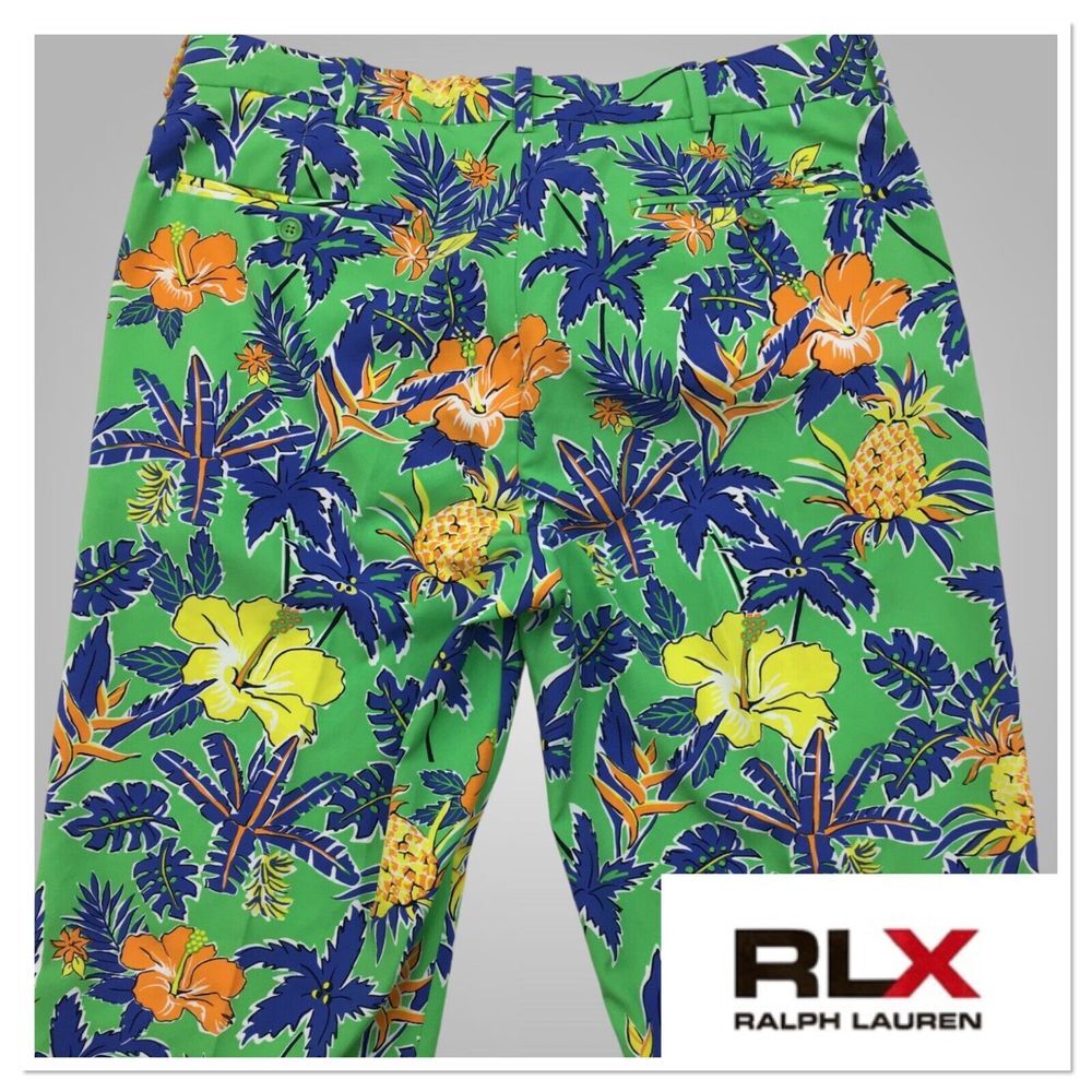 RLX Ralph Lauren Golf Pants Mens size 34x30 Lightweight Chino Casual Polyester‎